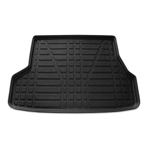 Hyundai Accent Trunk Mat - Omac - TPE - Black - '01-'05